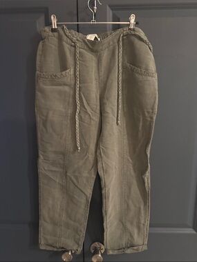 C&C California Olive Braided-Drawstring Joggers